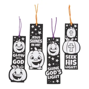 Color Your Own Christian Pumpkin Fuzzy Bookmarks - 12 Pc.<Oriental Trading Hot