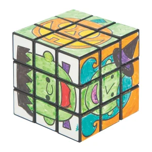 Oriental Trading Puzzles*Color Your Own Halloween Mini Puzzle Cubes - 12 Pc.