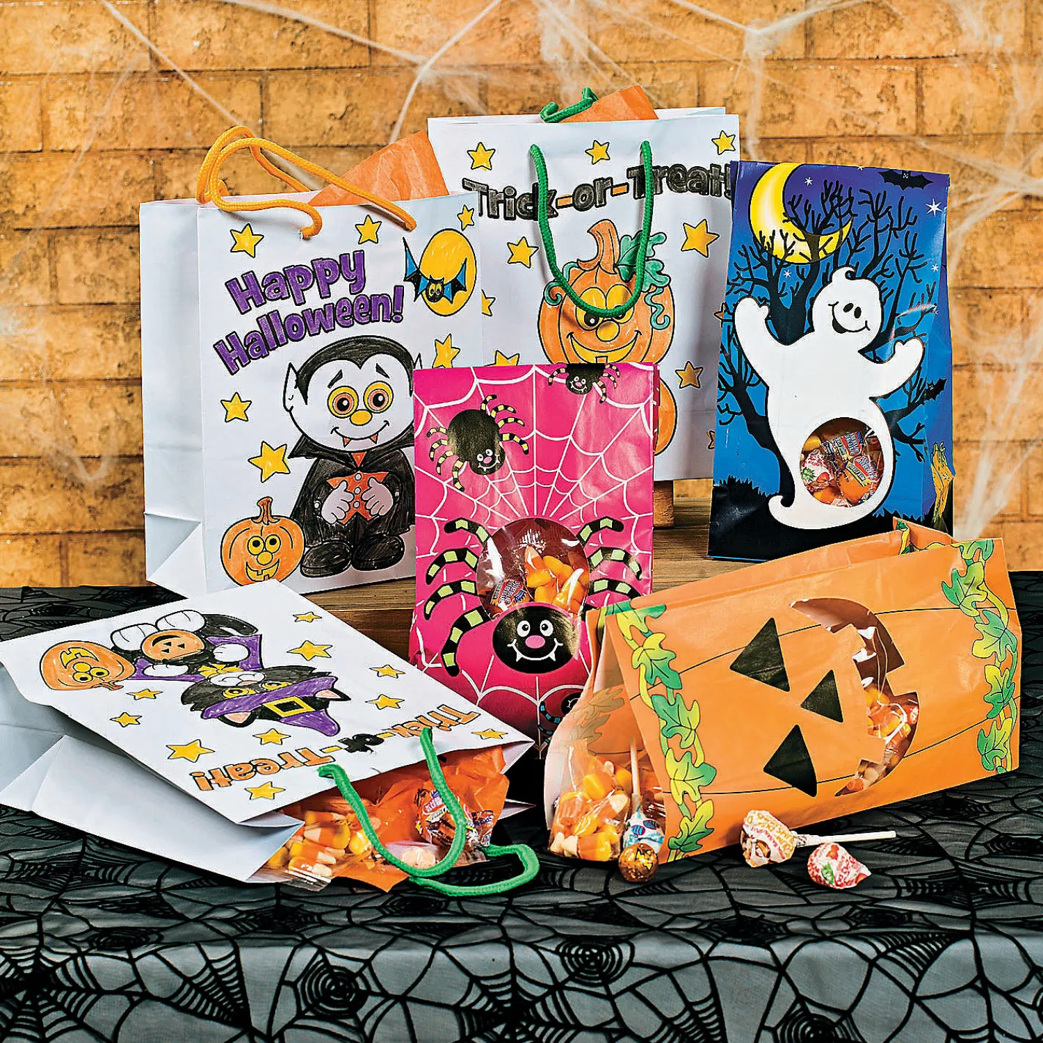 color_your_own_medium_hal_2-1.webp Color Your Own Medium Halloween Gift Bags - 12 Pc.<Oriental Trading Online