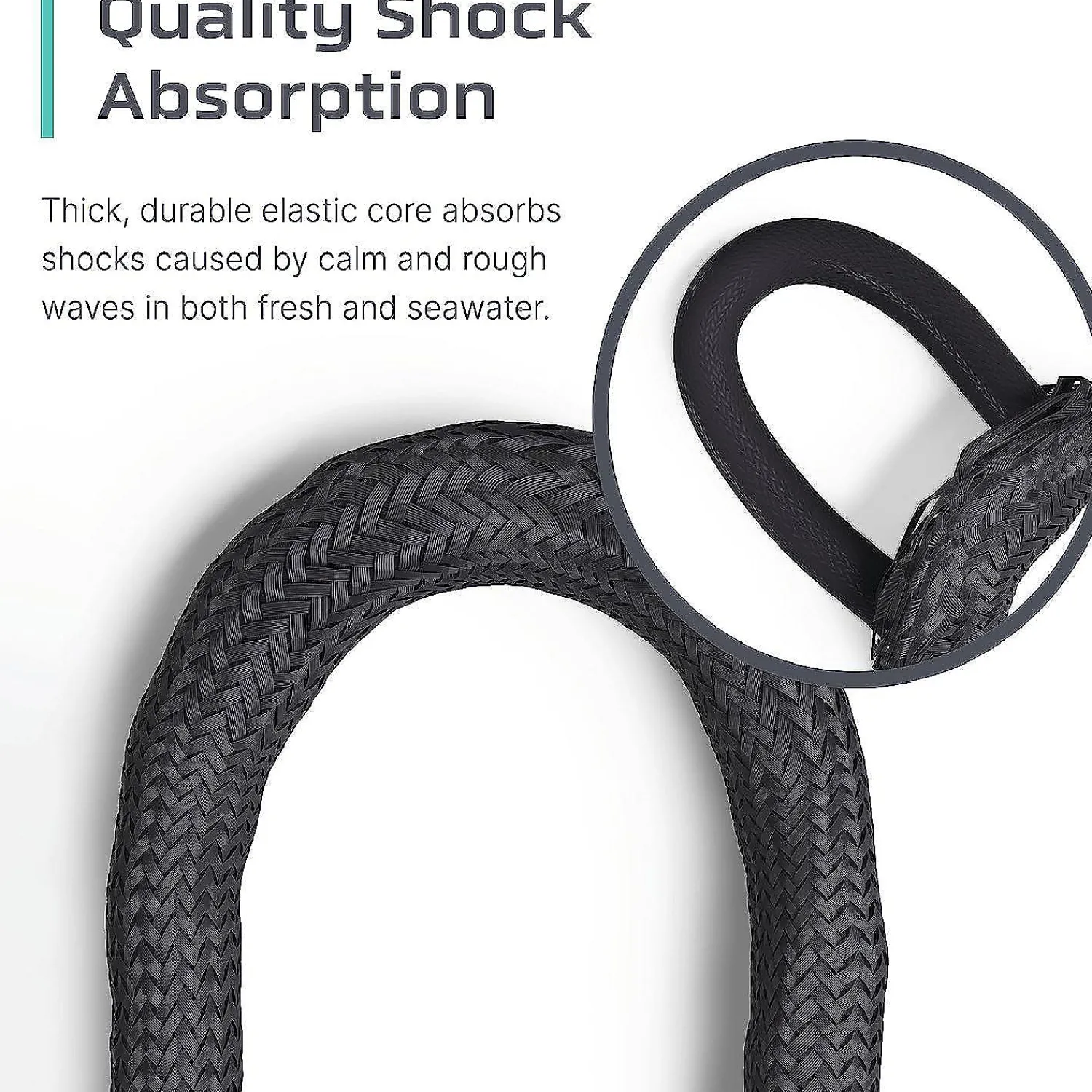 colt_sports__pack_bungee__2-2.webp Colt Sports 2 Pack Bungee Dock Lines Mooring Rope For Boats - Blue, White And Black 5 Feet - Marine Rope, Elastic Boat, Jet Ski With Secure Stainless Steel Hook<Oriental Trading Store