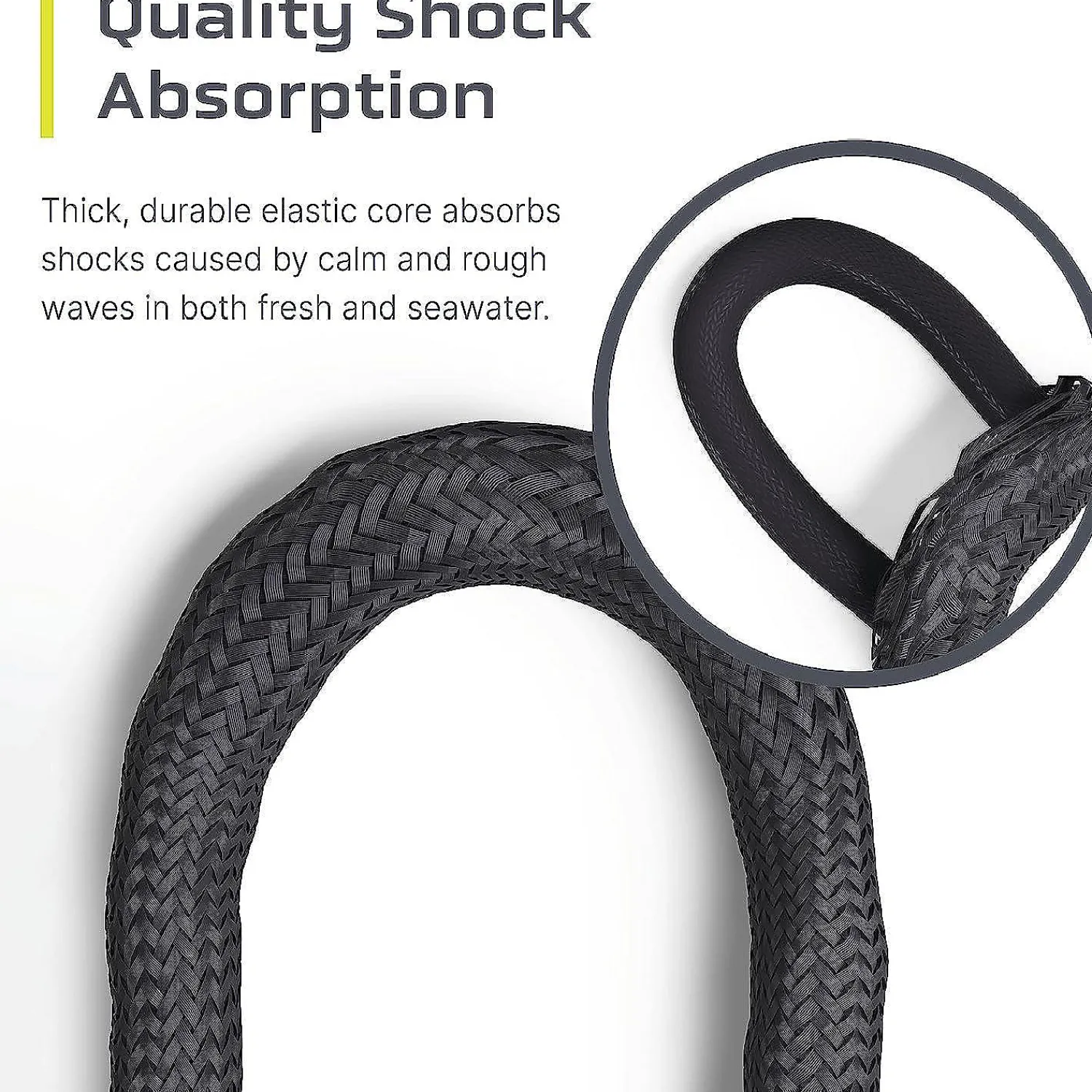 colt_sports_bungee_dock_l_2.webp Colt Sports Bungee Dock Lines Mooring Rope For Boats - Black 7 Feet - Marine Rope, Elastic Boat, Jet Ski, And Dock Line With Secure Stainless Steel Hooks<Oriental Trading Flash Sale