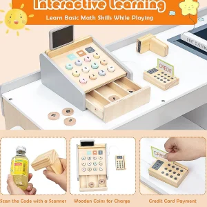 Oriental Trading Play Sets*Costway Grocery Store Playset Pretend Play Supermarket Shopping Set With Shopping Cart
