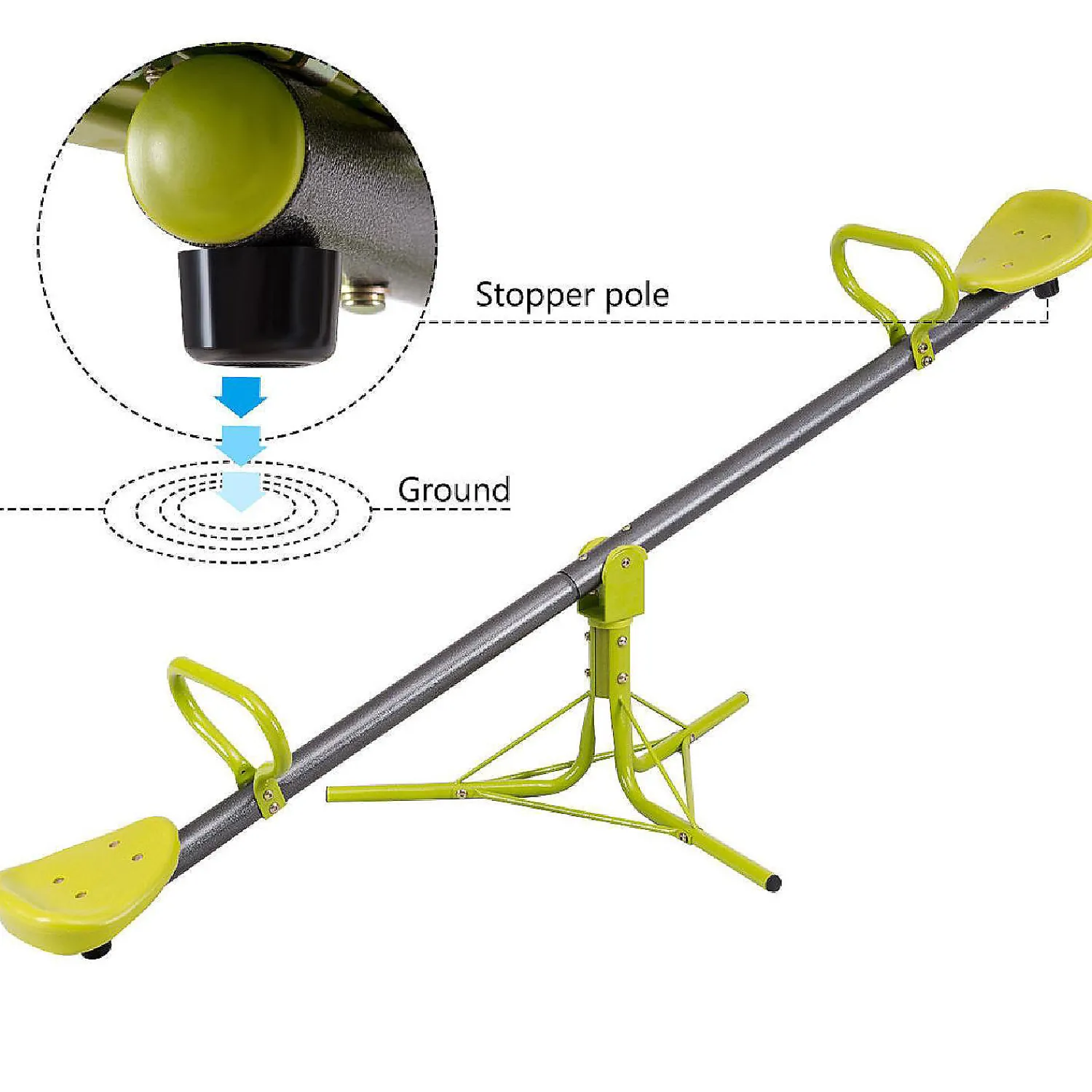costway_kids__degree_rota_3.webp Costway Kids 360 Degree Rotation Seesaw Teeter Totter Outdoor Play Set Toy<Oriental Trading Sale