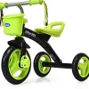 Costway Kids Tricycle Rider With Adjustable Seat Storage Basket Premium Quiet Wheels Non-Slip Handle Green<Oriental Trading Best Sale