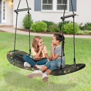 Costway Saucer Tree Swing Surf Kids Outdoor Adjustable Swing Set W/ Handle<Oriental Trading Clearance