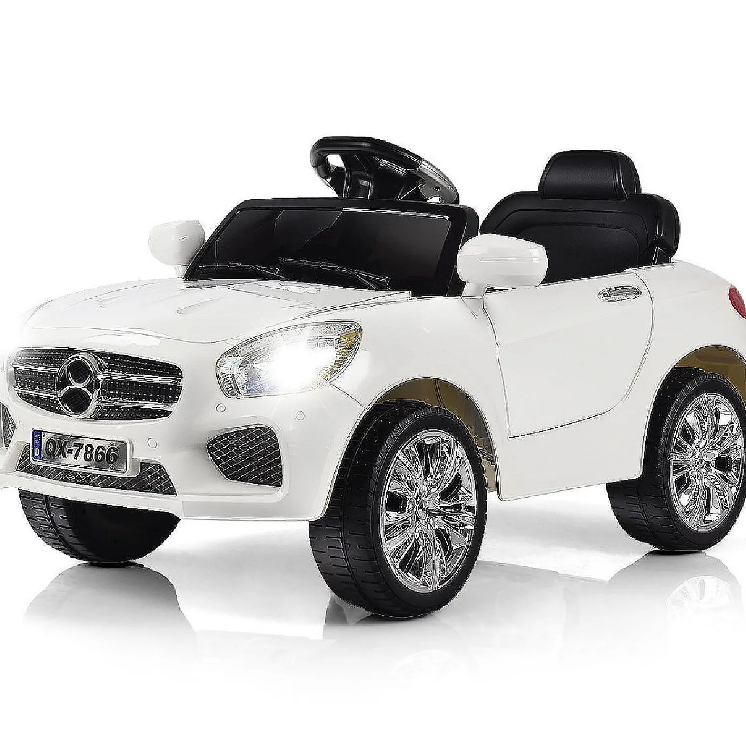 costway_v_kids_ride_on_ca_0.webp Oriental Trading Toy Cars*Costway 6V Kids Ride On Car Rc Remote Control Battery Powered W/ Led Lights Mp3 White