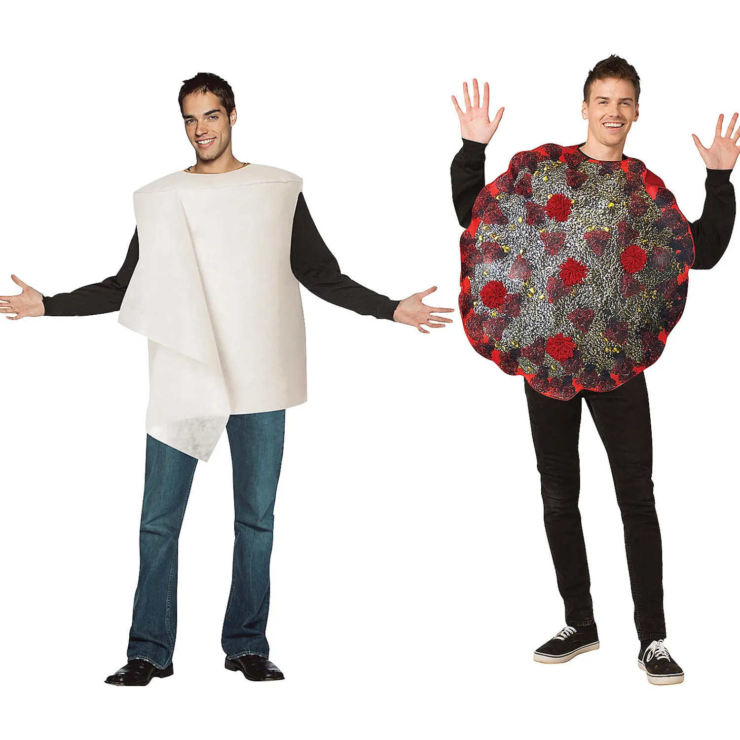 covid_toilet_paper_scanda_0.webp Covid Toilet Paper Scandal Couples Costumes<Oriental Trading Shop