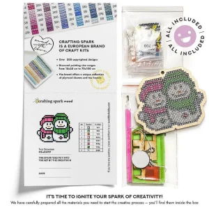 Crafting Spark - Little Witch Csw336 Diamond Painting On Plywood Kit<Oriental Trading Cheap