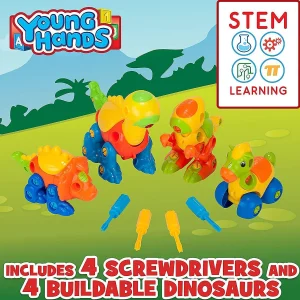 Oriental Trading Building Blocks*Creative Kids Build & Learn Dinosaur Take Apart Toy Set With Tools Age 3+