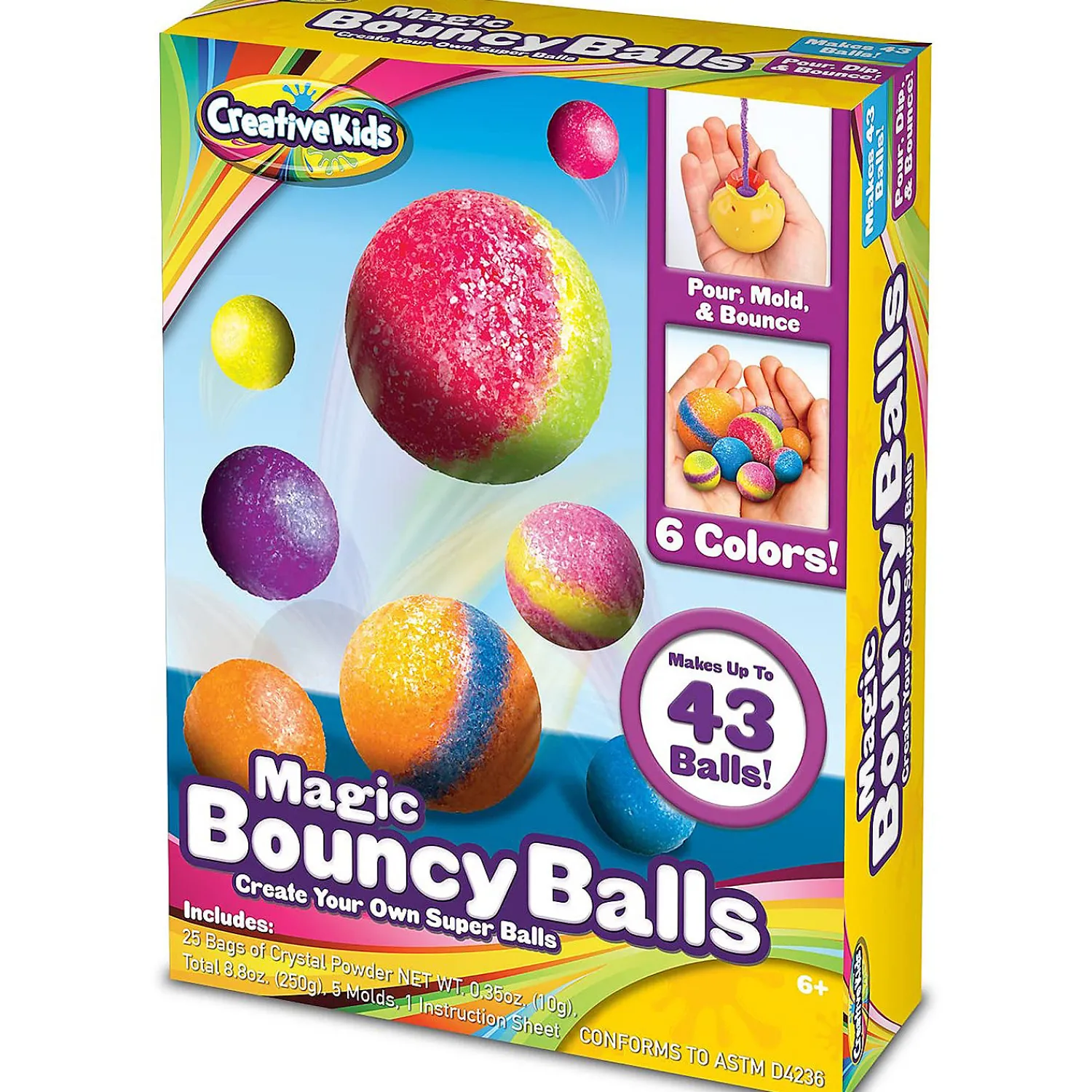 creative_kids_diy_magic_b_0.webp Oriental Trading Play Sets*Creative Kids Diy Magic Bouncy Balls - Create Your Own Crystal Powder Balls Craft Kit For Kids