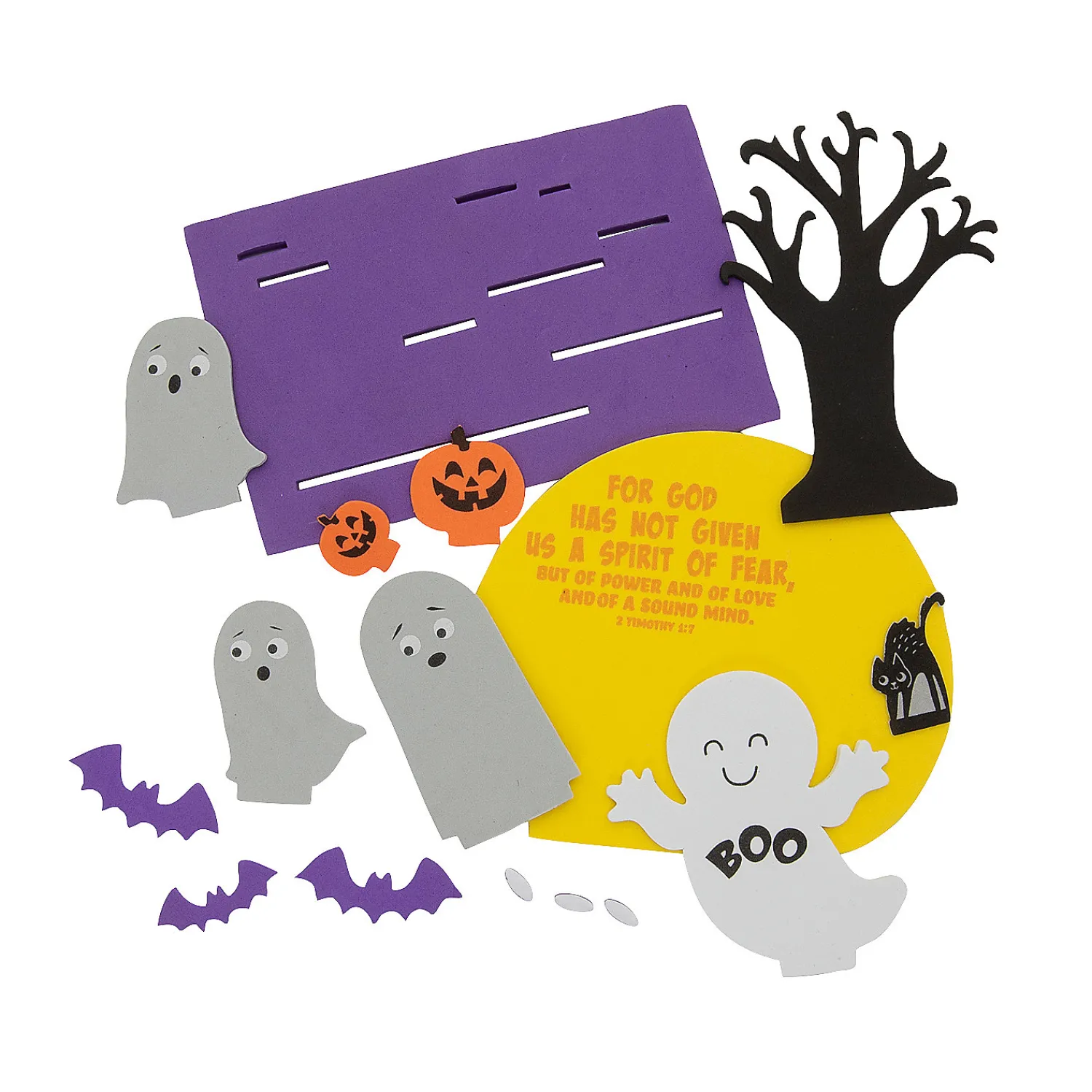 d_halloween_fear_not_with_1.webp 3D Halloween Fear Not With God Craft Kit - Makes 12<Oriental Trading Discount