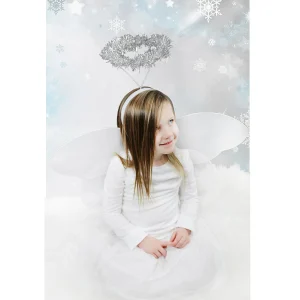 Oriental Trading Pretend Play*Darware Christmas Angel Wings And Halos Sets (6-Pack); Angel Dress Up Costumes For Pageants, Plays And Parties, White And Silver