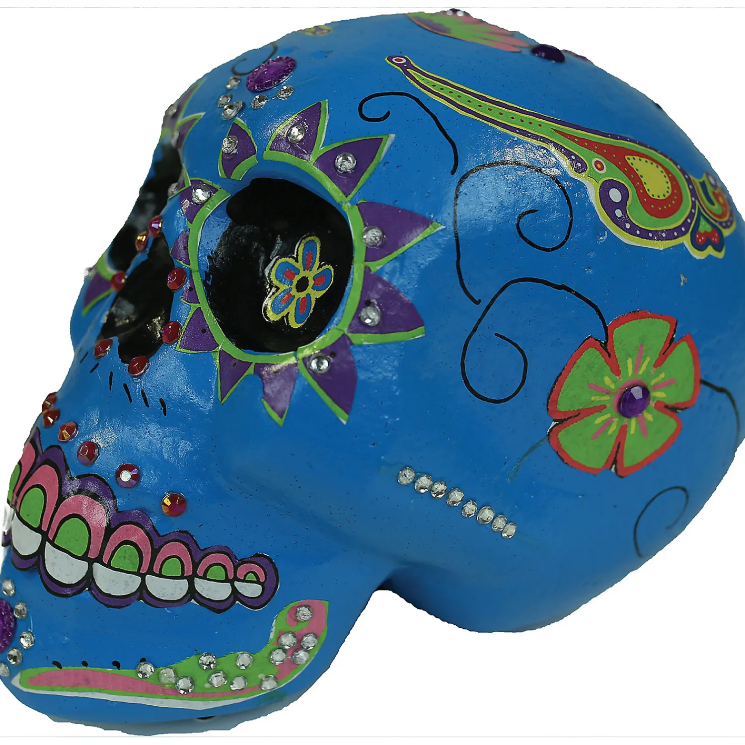 day_of_the_dead_blue_suga_2.webp Day Of The Dead Blue Sugar Skull<Oriental Trading Best Sale