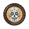 Day Of The Dead Party Sugar Skull Paper Dinner Plates - 8 Ct.<Oriental Trading Clearance