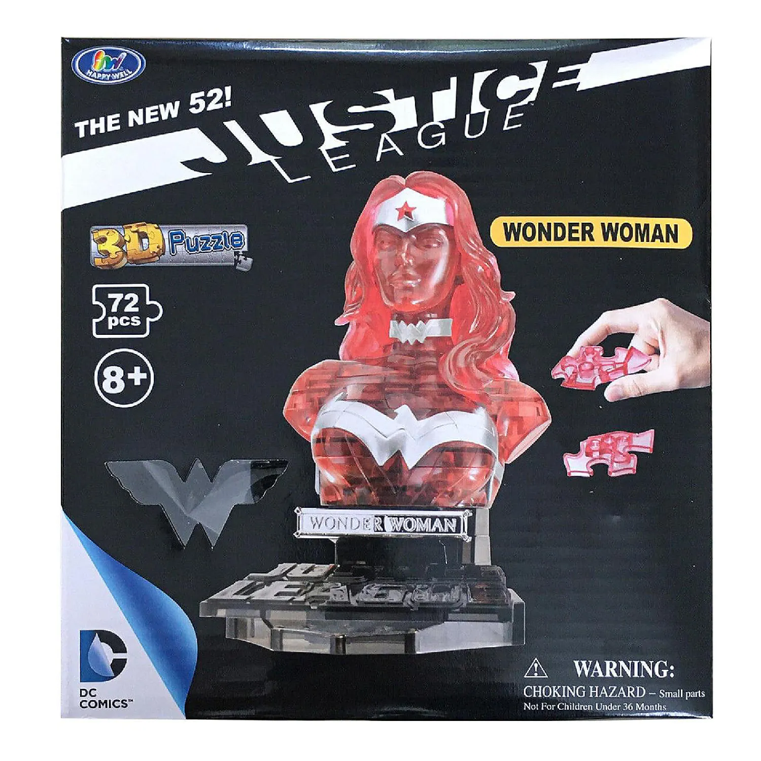 dc_wonder_woman__piece_d__2.webp Oriental Trading Puzzles*Dc Wonder Woman 72 Piece 3D Jigsaw Puzzle Crystal Color