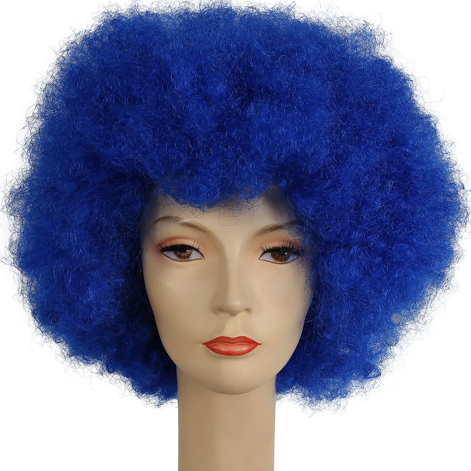 deluxe_afro_wig_royal_blu_0.webp Deluxe Afro Wig, Royal Blue<Oriental Trading Fashion