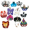 Deluxe Feather Mask Assortment- 12 Pc.<Oriental Trading Hot