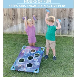 Oriental Trading Bean Bag & Ring Toss*Disney Frozen 2 Frost Toss Game Set By Gosports - Includes 8 Snowflake Bean Bags With Portable Carrying Case