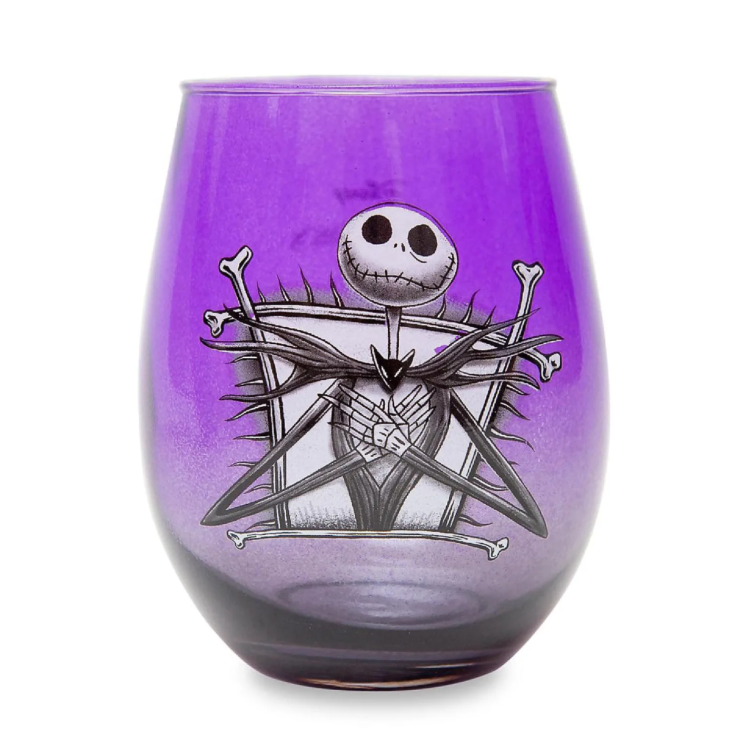 disney_nightmare_before_c_0.webp Disney Nightmare Before Christmas Jack Skellington Purple Stemless Wine Glass<Oriental Trading Clearance