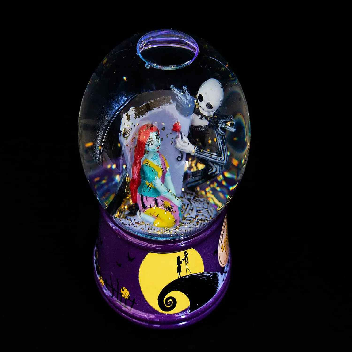 disney_nightmare_before_c_1.webp Disney Nightmare Before Christmas Jack & Sally Light-Up Snow Globe 6 Inches<Oriental Trading Cheap