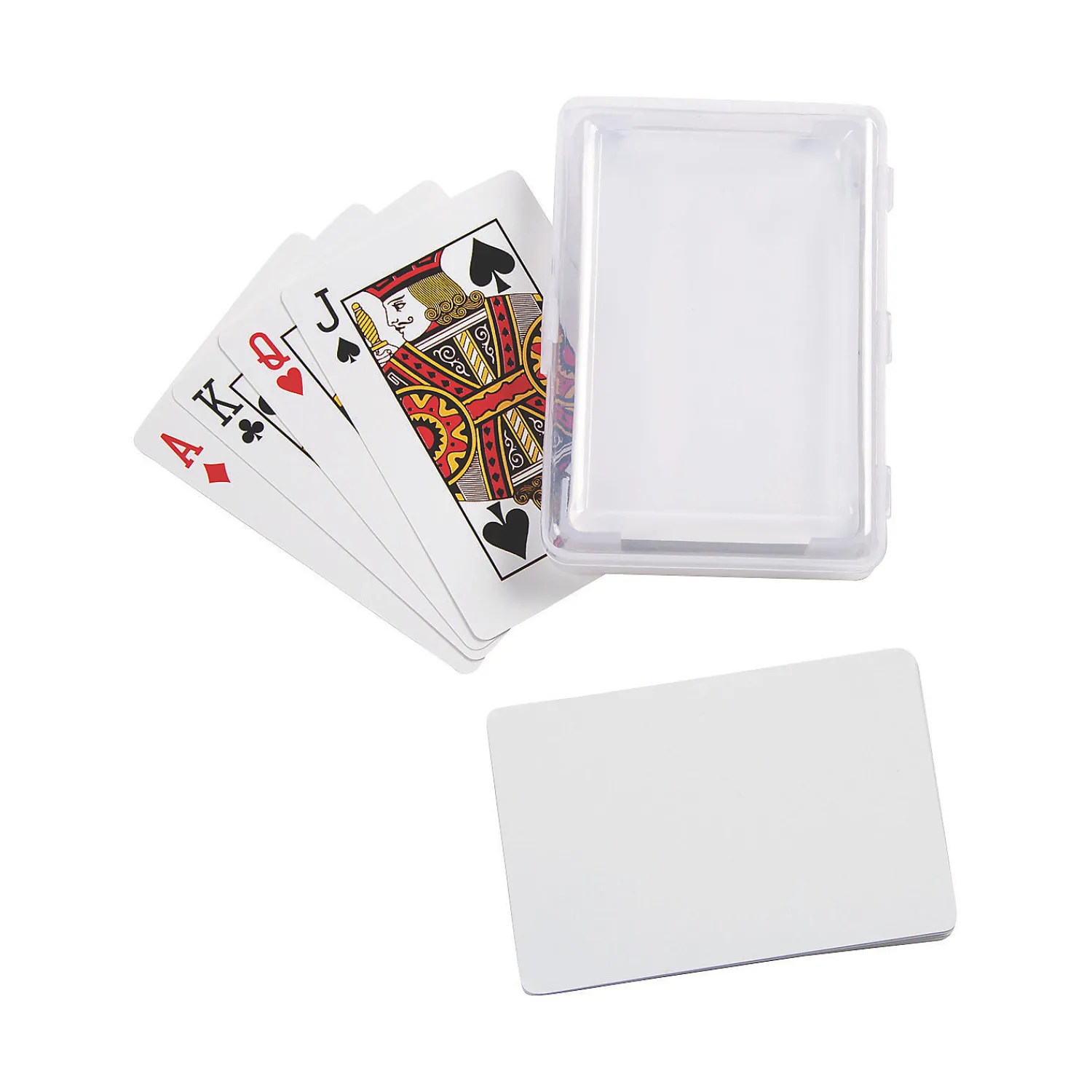 diy_blank_playing_cards_w_0.webp Oriental Trading Playing Cards*Diy Blank Playing Cards With Plastic Box - 6 Decks