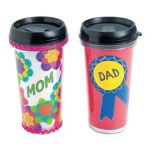 Diy Bpa-Free Plastic Travel Mugs - 6 Ct.<Oriental Trading Sale