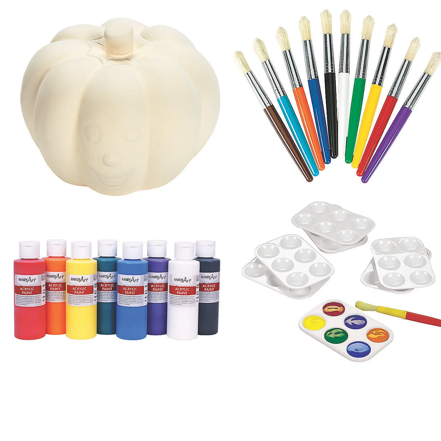diy_ceramic_halloween_pum_0-1.webp Diy Ceramic Halloween Pumpkin Kit - 42 Pc.<Oriental Trading Sale
