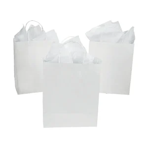 Diy Large White Gift Bags - 12 Pc.<Oriental Trading Sale