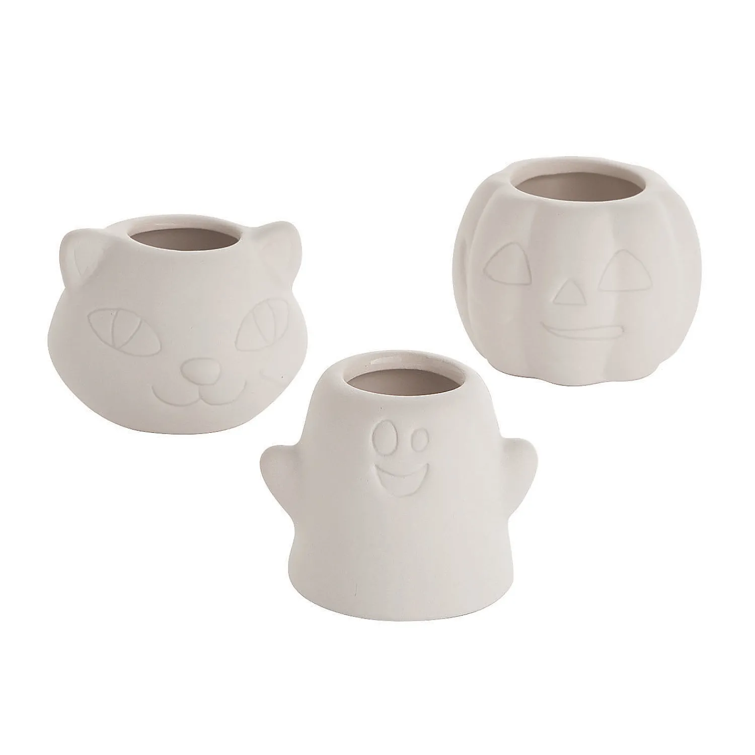 diy_mini_ceramic_hallowee_0.webp Diy Mini Ceramic Halloween Planters - 12 Pc.<Oriental Trading Sale