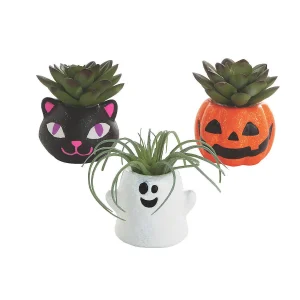 Diy Mini Ceramic Halloween Planters - 12 Pc.<Oriental Trading Sale