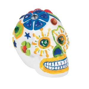 Diy Mini Ceramic Skull - 12 Pc.<Oriental Trading Clearance