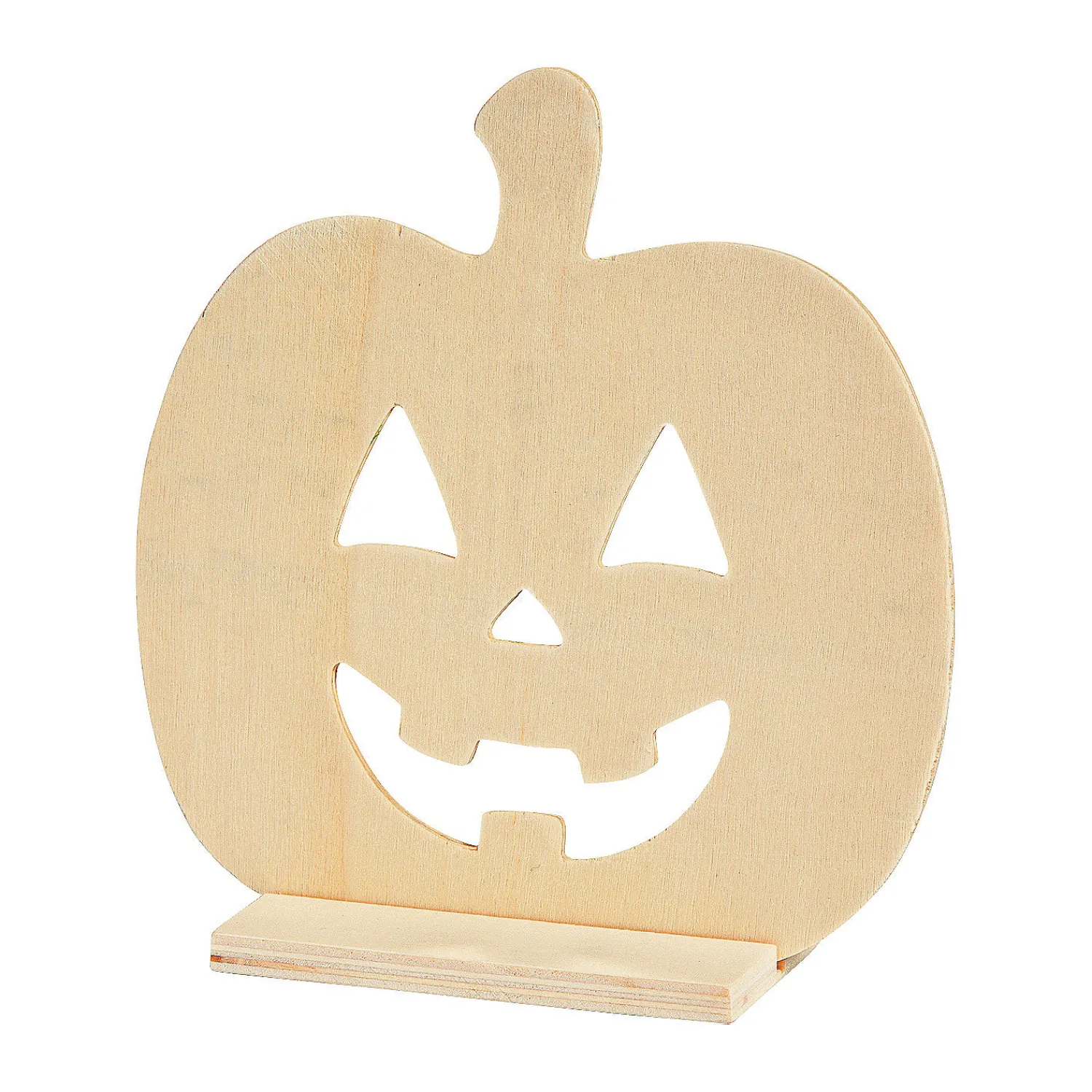 diy_unfinished_wood_hallo_0-3.webp Diy Unfinished Wood Halloween Jack-O'-Lantern Stand-Ups - 12 Pc.<Oriental Trading Outlet
