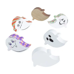 Diy Unfinished Wood Halloween Ghosts - 6 Pc.<Oriental Trading Best