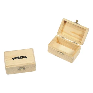 Diy Unfinished Wood Hinged Boxes - 12 Pc.<Oriental Trading Shop