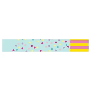 Oriental Trading Pencils*Donut Sprinkles Pencils With Pencil Top Erasers - 12 Pc.