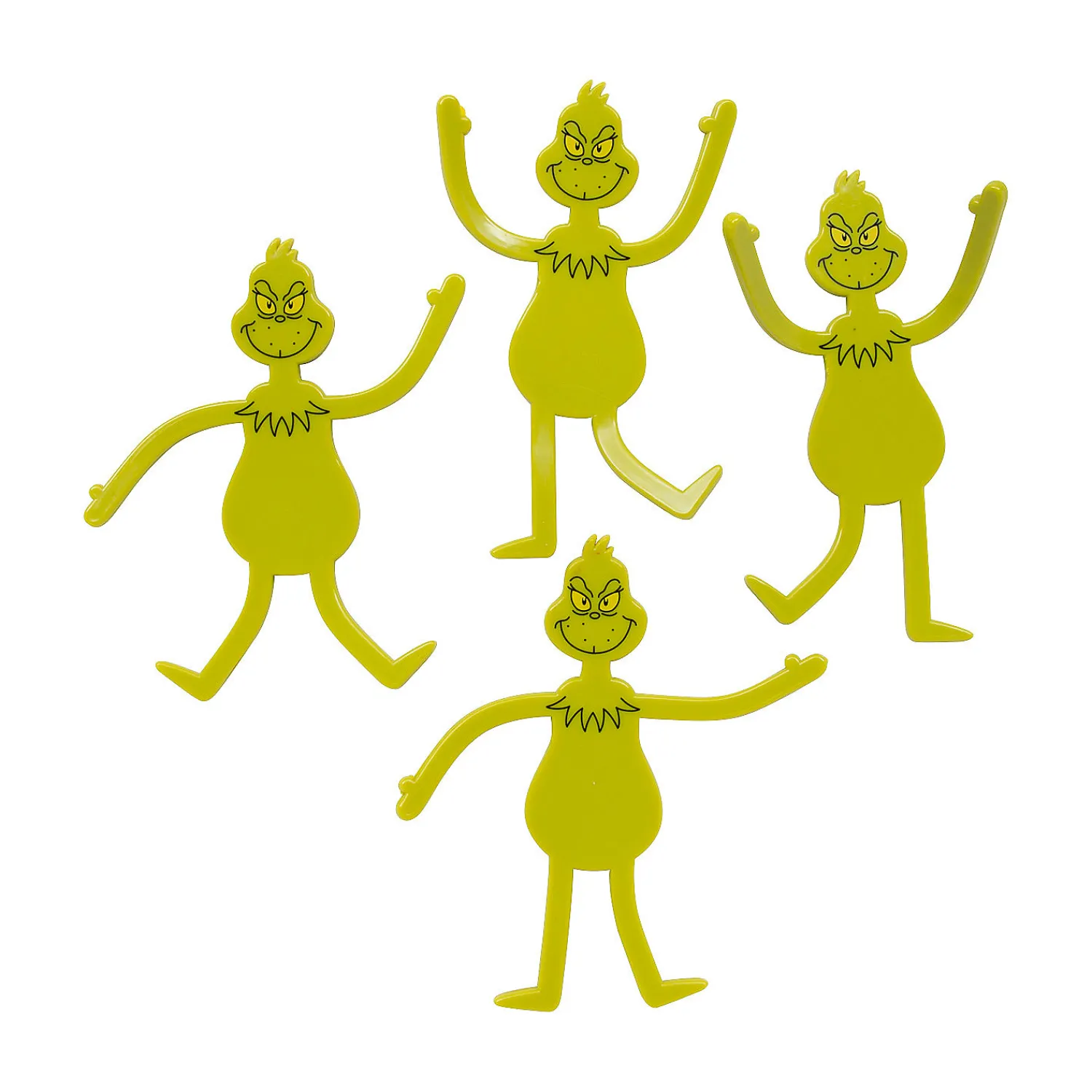 dr_seuss_the_grinch_benda_0.webp Oriental Trading Character Toys*Dr. Seuss™ The Grinch Bendables - 24 Pc.