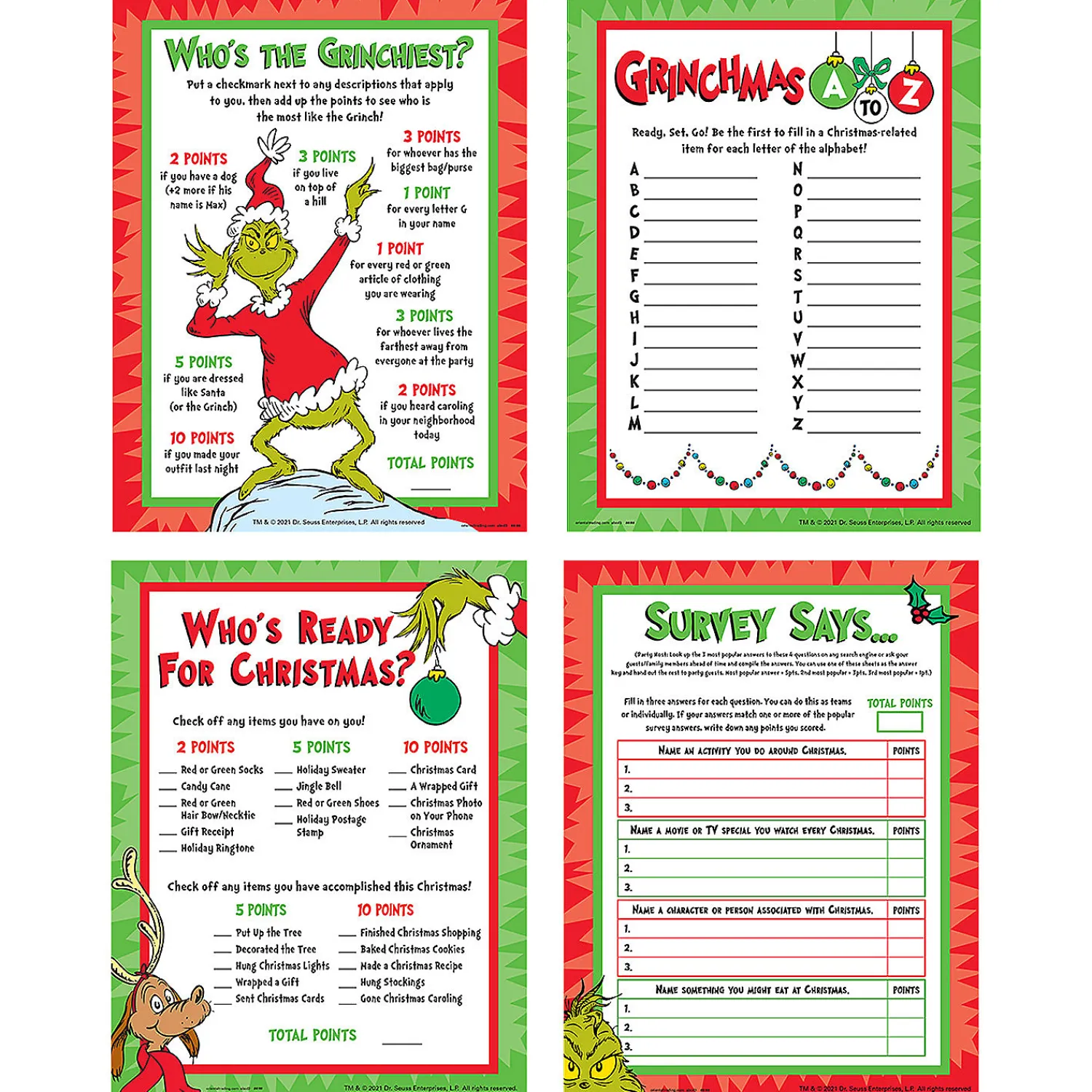 dr_seuss_the_grinch_famil_0.webp Oriental Trading Games*Dr. Seuss™ The Grinch™ Family Game Kit For 24