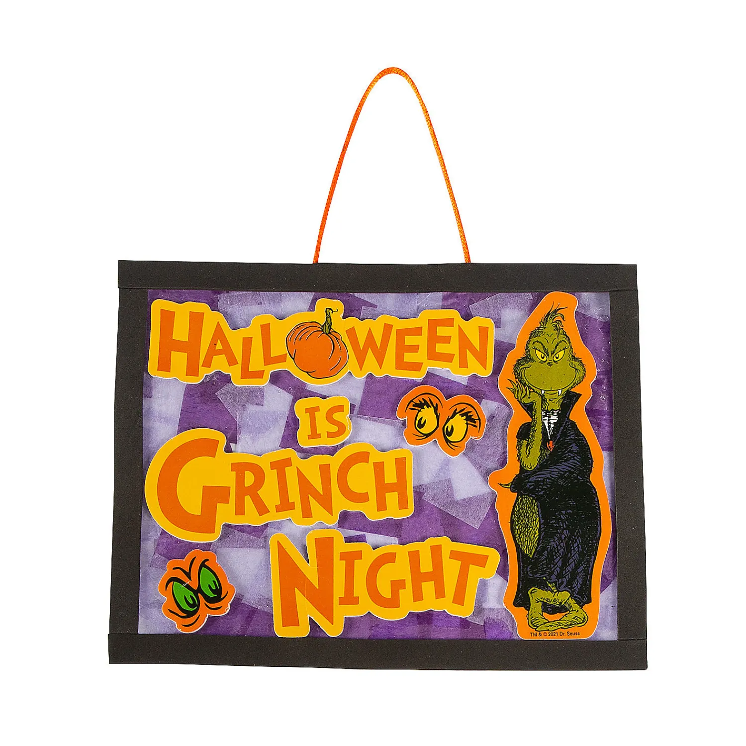 dr_seuss_the_grinch_hallo_0.webp Dr. Seuss™ The Grinch Halloween Tissue Paper Sign Craft Kit - Makes 12<Oriental Trading Outlet