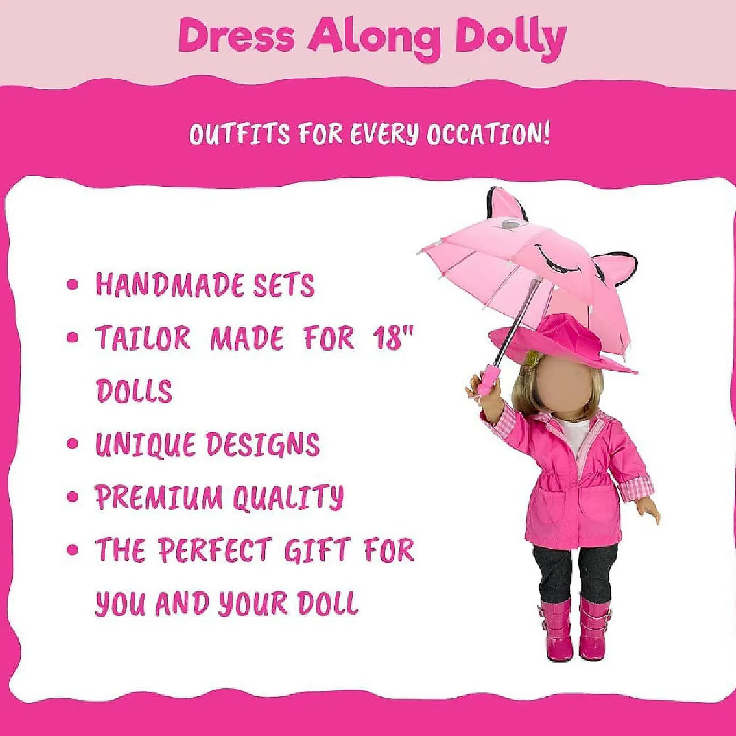 dress_along_dolly_basketb_2.webp Oriental Trading Character Toys*Dress Along Dolly Basketball Uniform Outfit For American 18" Dolls (8 Pc Set) - Includes Premium Handmade Doll Clothes & Accessories - Sport Halloween Costume