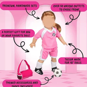 Oriental Trading Character Toys*Dress Along Dolly Basketball Uniform Outfit For American 18