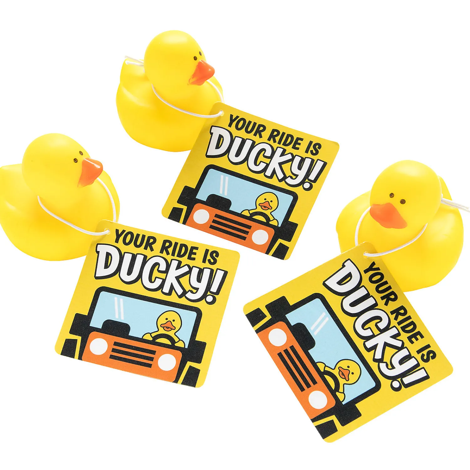 duck_duck_car_handout_kit_0.webp Oriental Trading Rubber Duckies*Duck Duck Car Handout Kit For 12
