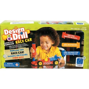 Oriental Trading Toy Cars*Educational Insights Design & Drill Pwr Play Vehicles Racecar