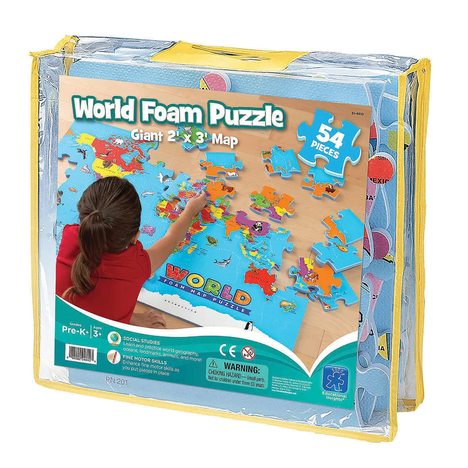 educational_insights_worl_1.webp Oriental Trading Puzzles*Educational Insights World Foam® Map Jigsaw Puzzle