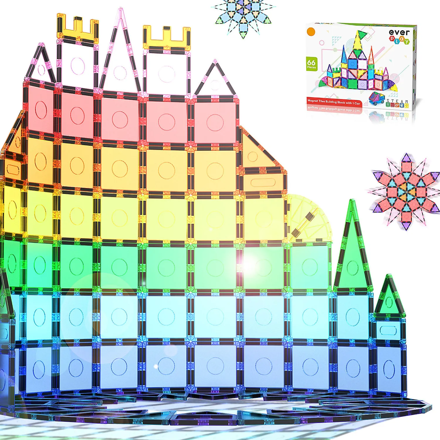 everplay_pcs_magnetic_til_0-1.webp Oriental Trading Building Blocks*Everplay 66Pcs Magnetic Tile Set