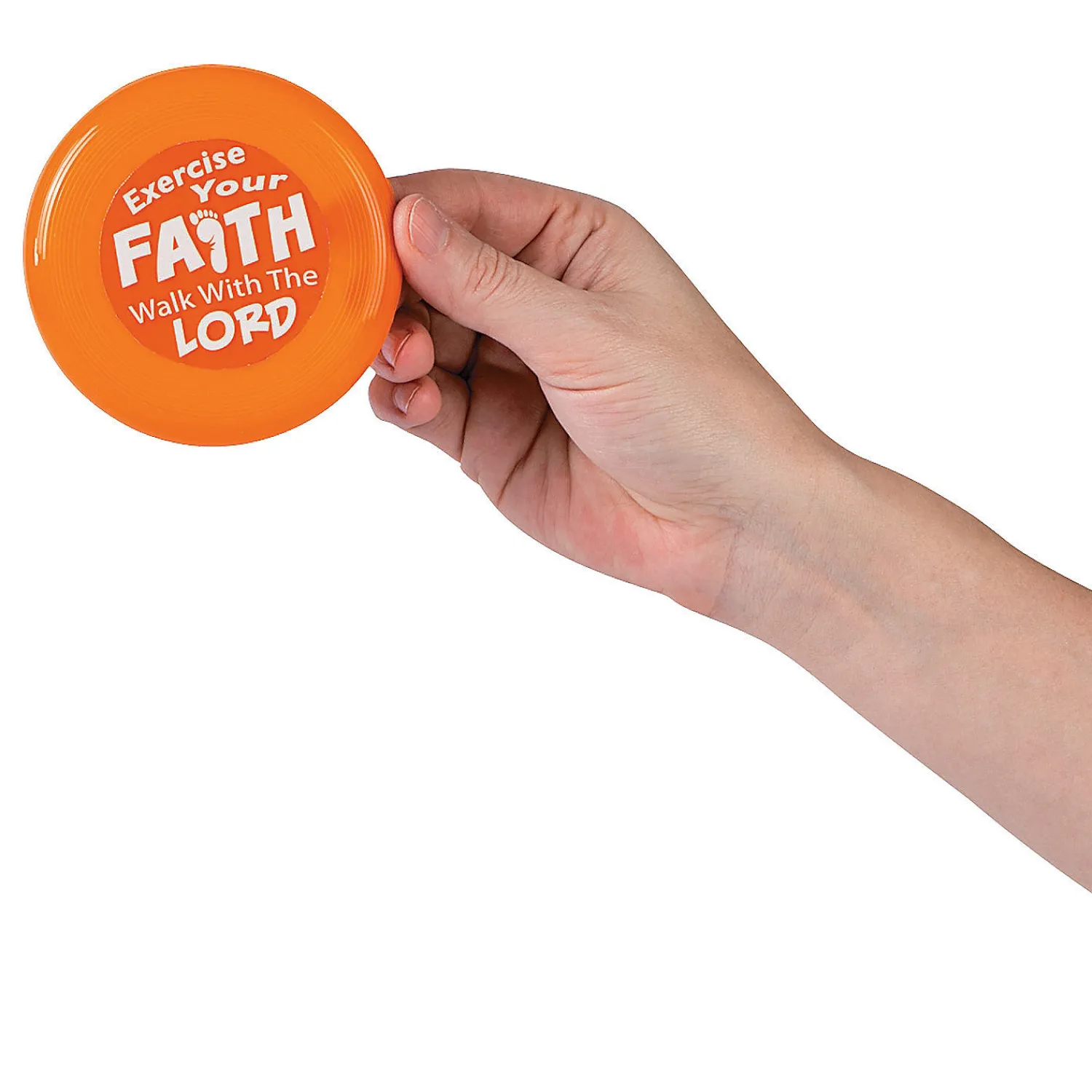 exercise_your_faith_mini__1.webp Exercise Your Faith Mini Flying Discs - 12 Pc.<Oriental Trading Clearance