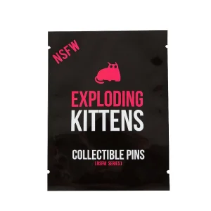 Oriental Trading Pretend Play*Exploding Kittens Series 2 Nsfw Edition Blind Bag Enamel Pin, One Random