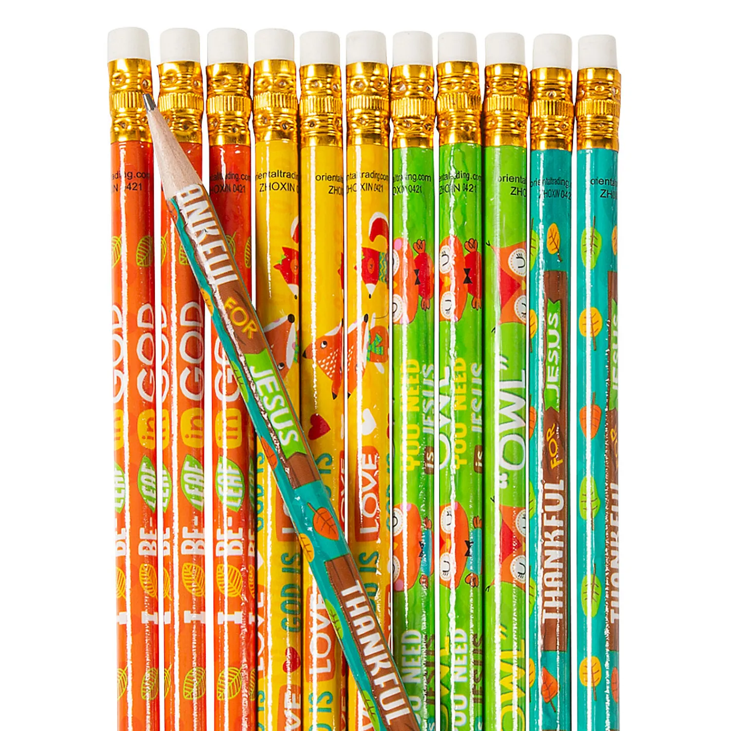 faith_fall_pencils___pc_0.webp Oriental Trading Pencils*Faith Fall Pencils - 12 Pc.
