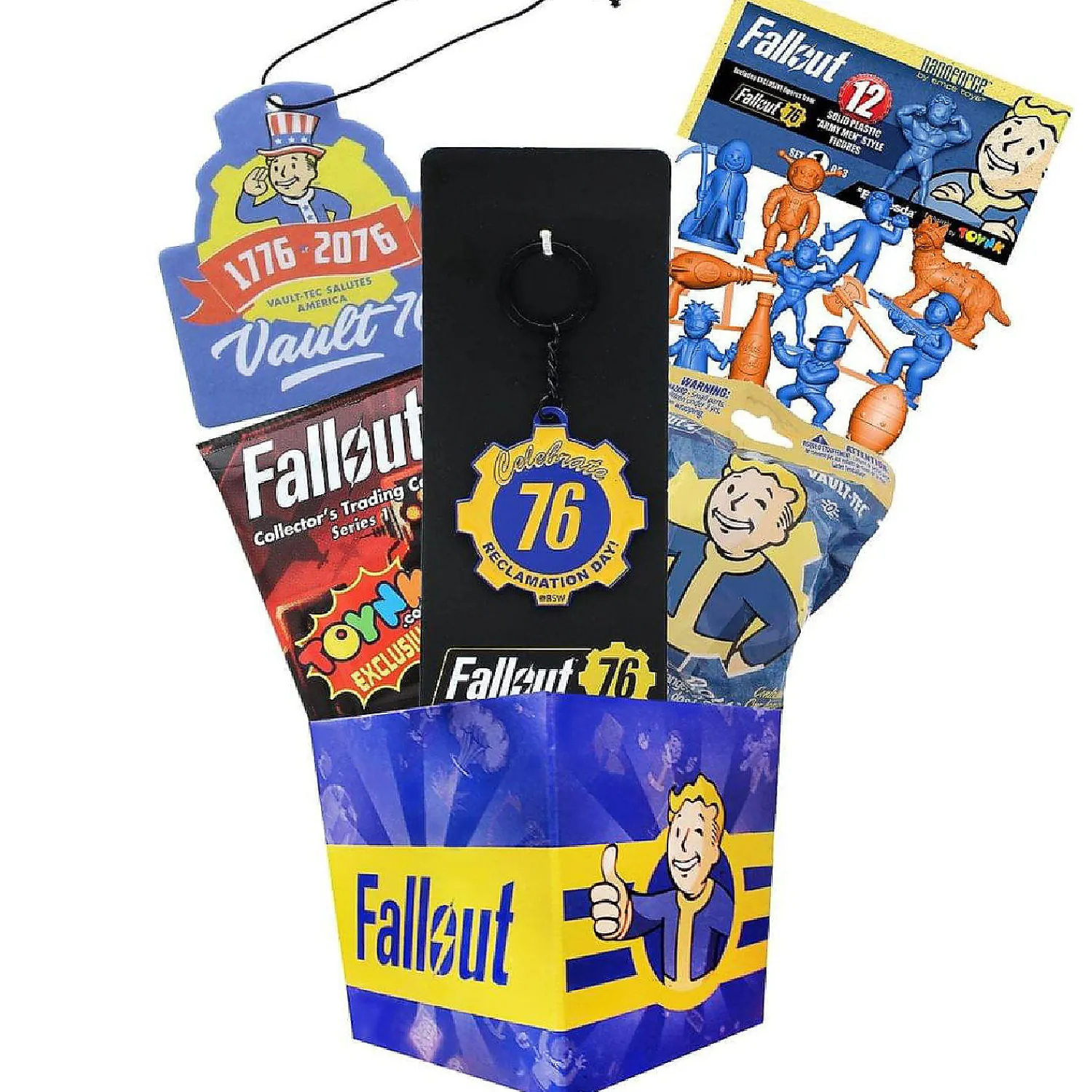 fallout_merchandise_looks_0.webp Oriental Trading Character Toys*Fallout Merchandise Looksee Mini Box - Nanoforce Figures, Trading Cards