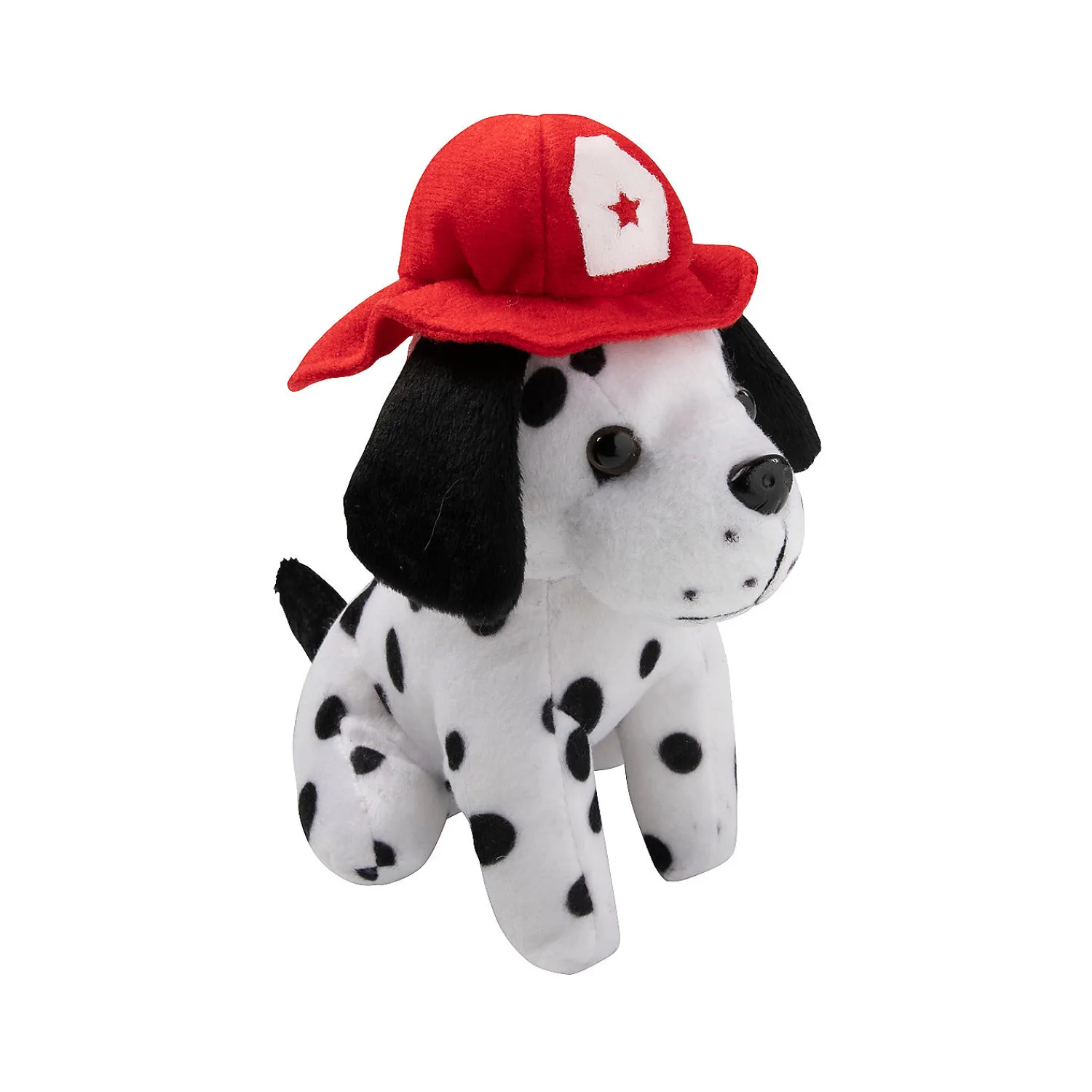fire_hat_stuffed_dalmatia_0.webp Oriental Trading Stuffed Animals & Plush Toys*Fire Hat Stuffed Dalmatians - 12 Pc.