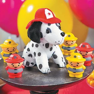 Oriental Trading Stuffed Animals & Plush Toys*Fire Hat Stuffed Dalmatians - 12 Pc.